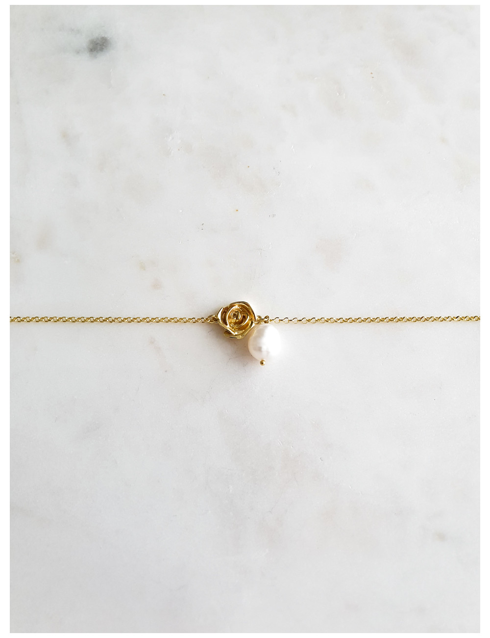 PULSEIRA PRETTY ROSE PRATA DOURADA