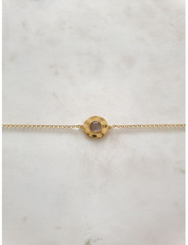 PULSEIRA STAND LILÁS PRATA DOURADA