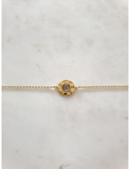 PULSEIRA STAND LILÁS PRATA DOURADA