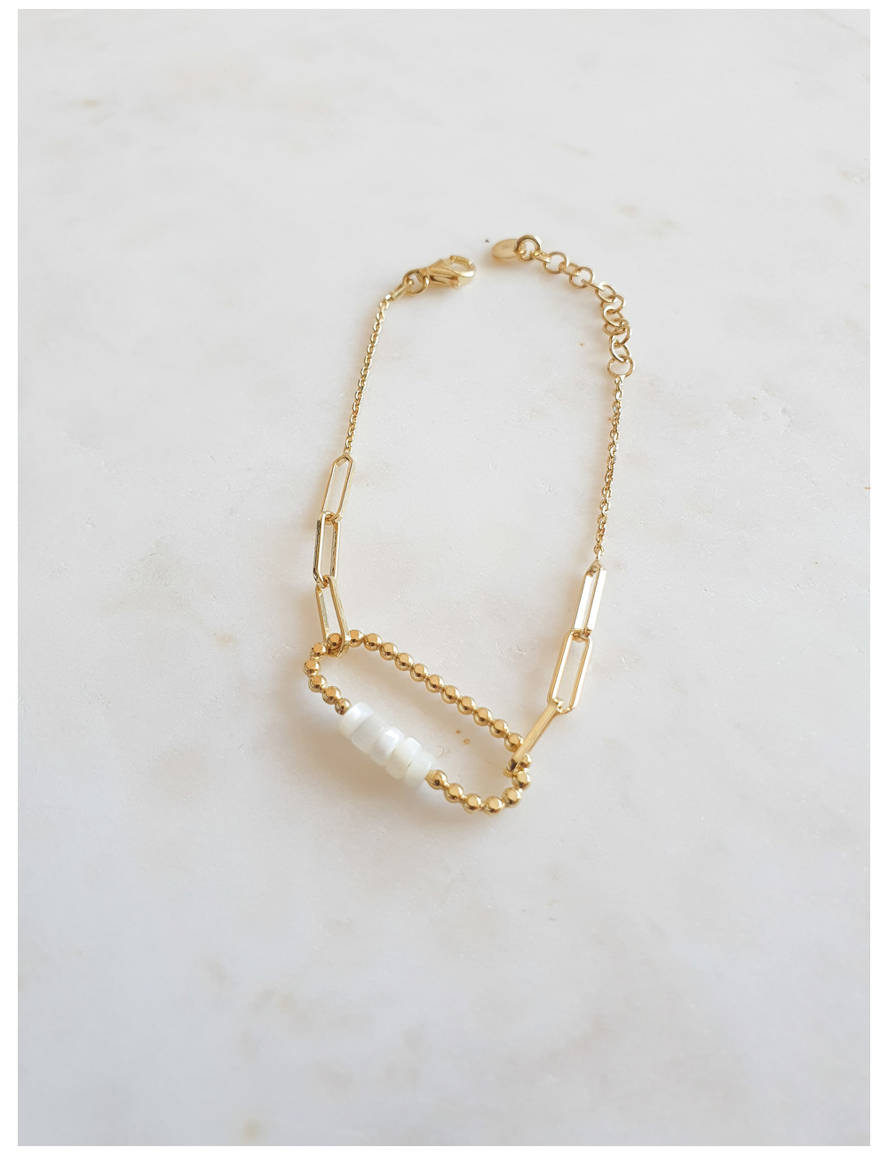 PULSEIRA LOCK PRATA DOURADA