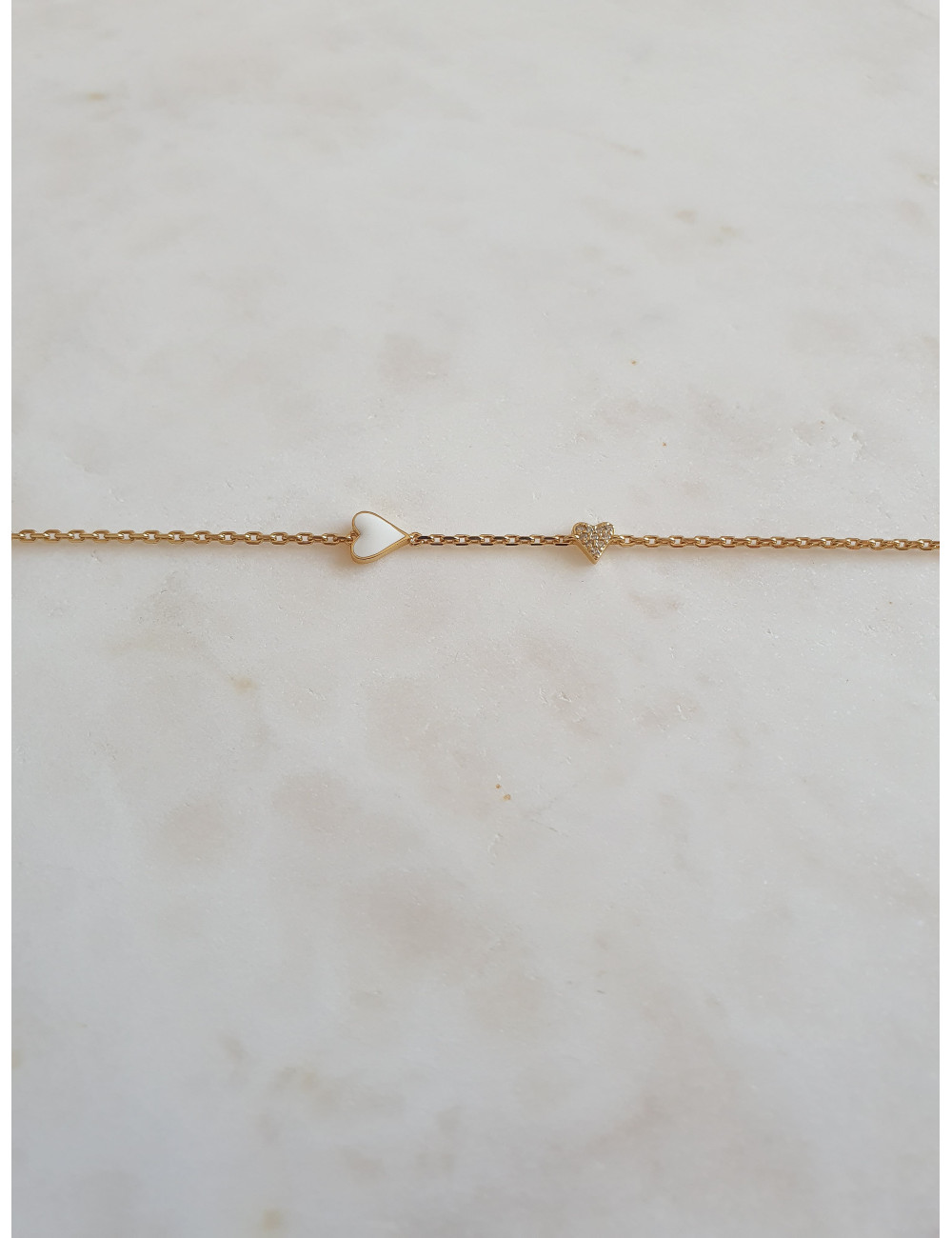 PULSEIRA PERFECT LOVE PRATA DOURADA