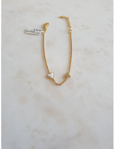 PULSEIRA PERFECT LOVE PRATA DOURADA
