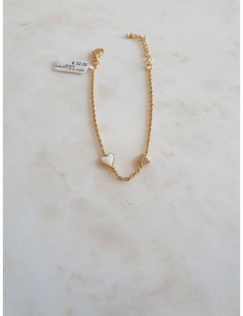 PULSEIRA PERFECT LOVE PRATA DOURADA