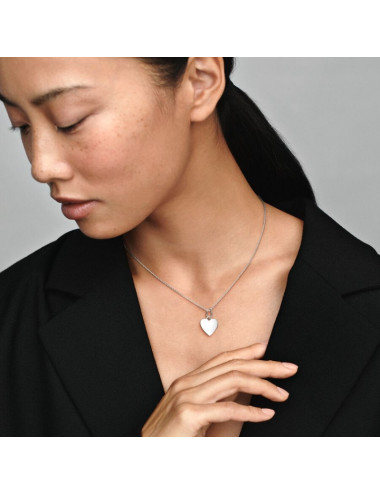 Pendente Barra Coração Gravável Pandora