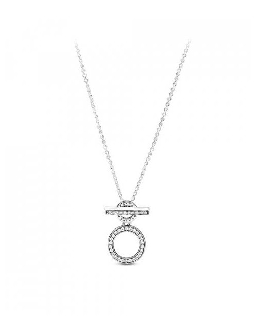 COLAR DOUBLE HOOP T-BAR PANDORA