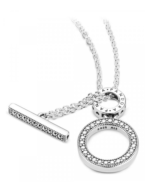 COLAR DOUBLE HOOP T-BAR PANDORA