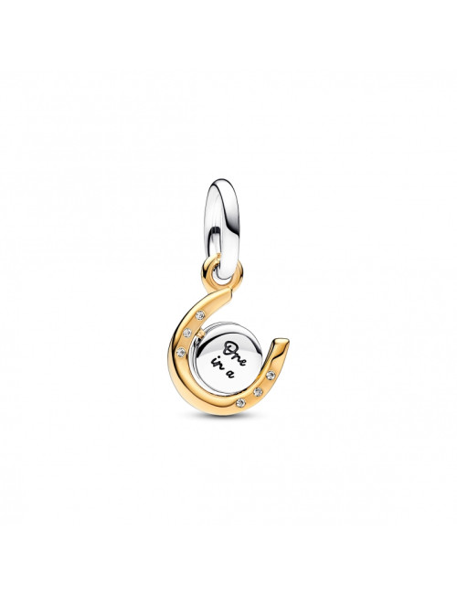 Conta Spinnable horseshoe Pandora 14k