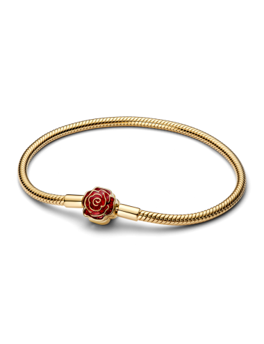 Pulseira Rosa Encantada Bela e Monstro Disney Pandora