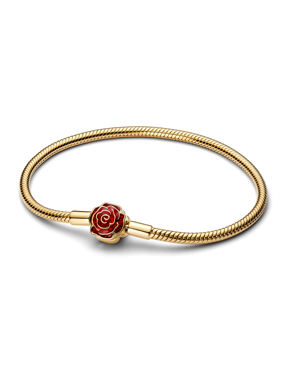 Pulseira Rosa Encantada Bela e Monstro Disney Pandora