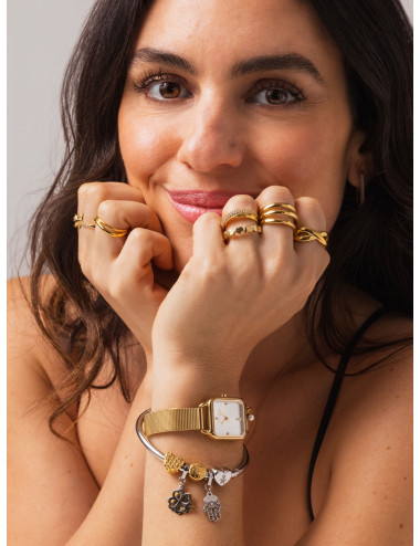 Anel One London 14 Gold