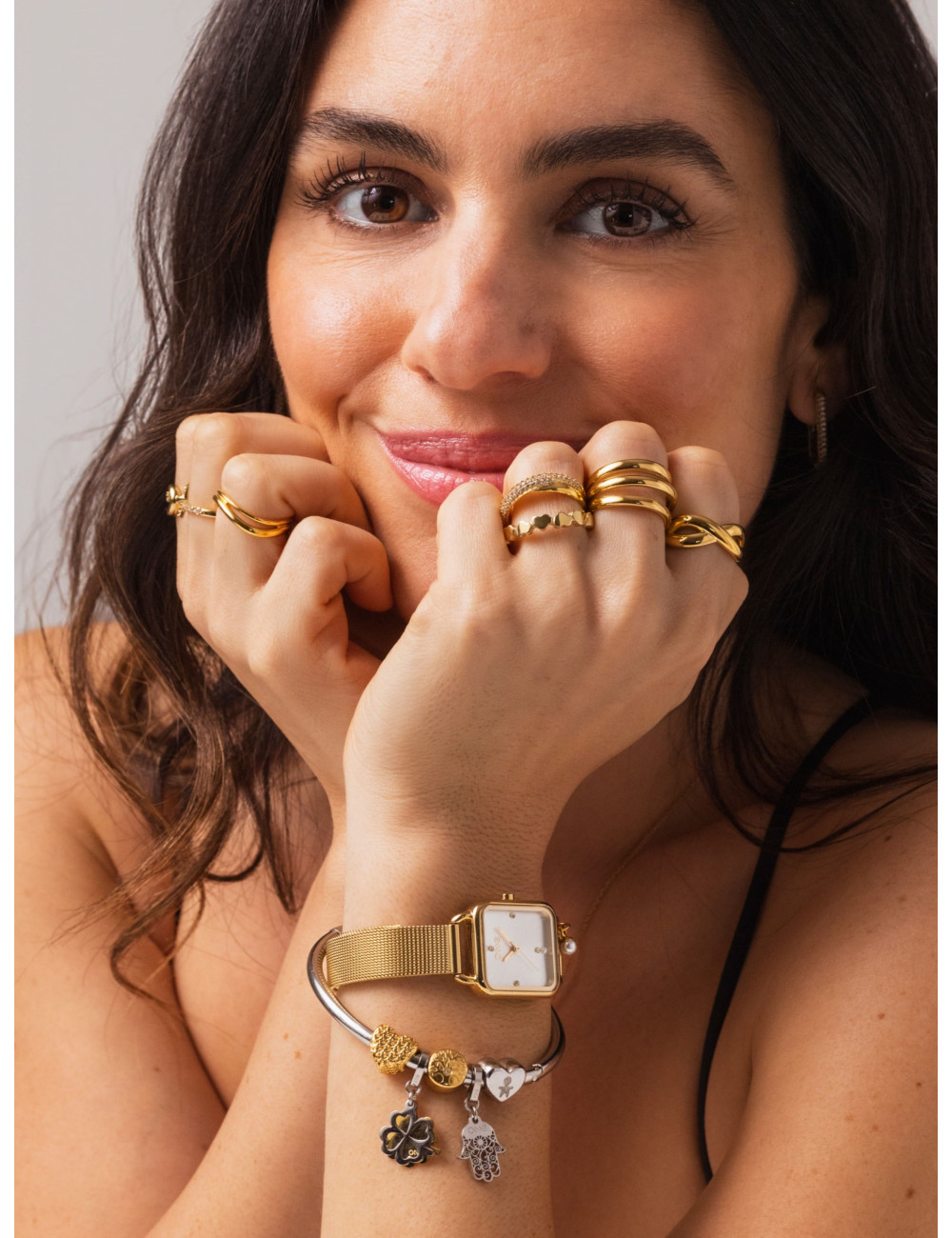 Anel One London 14 Gold