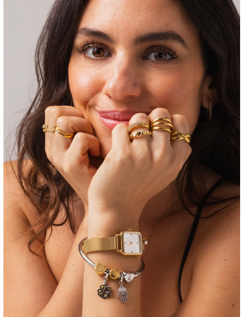 Anel One London 14 Gold