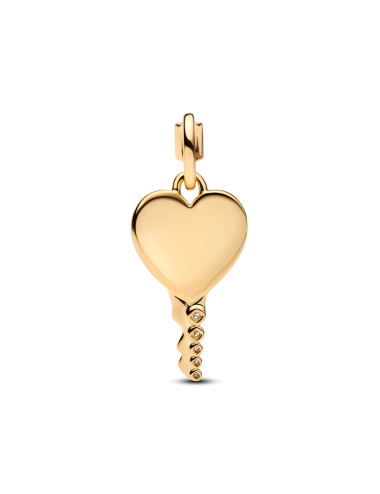 Pendente Chave Coração Gravável Pandora