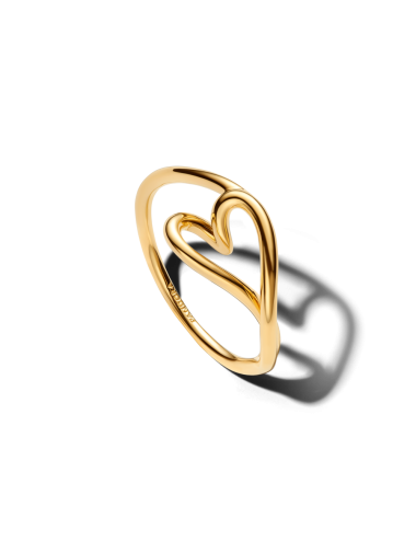 Anel Coração com forma orgânica Pandora