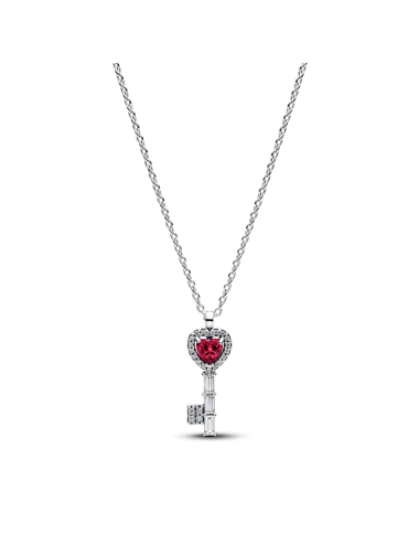 Colar Chave Coração Elevado Pandora