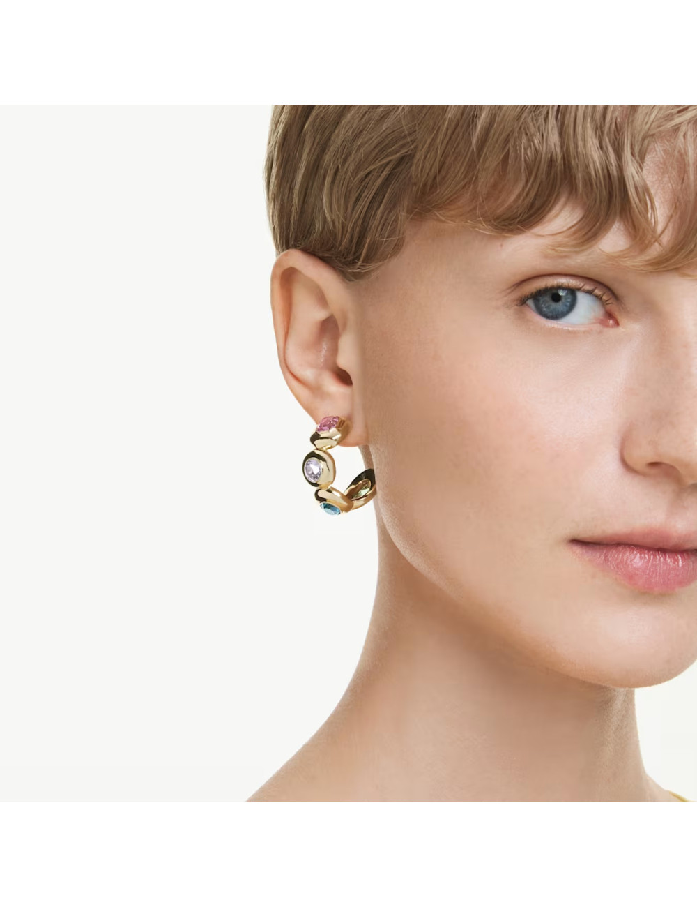 Brincos Gema Swarovski