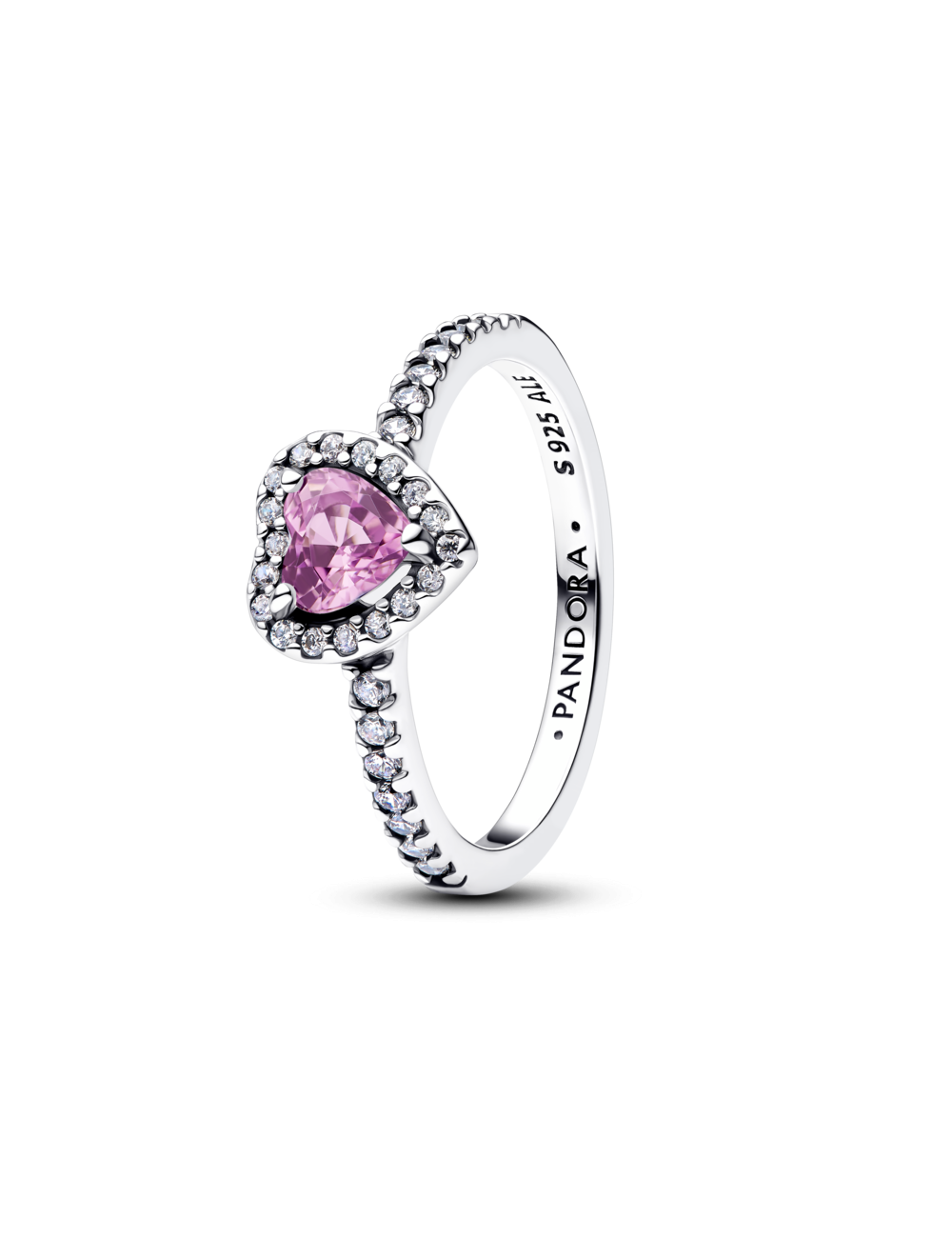 Anel Coração Elevado Purple Pandora