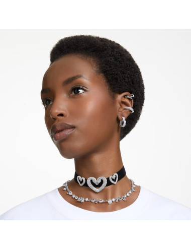 BRINCOS MATRIX HEART SWAROVSKI