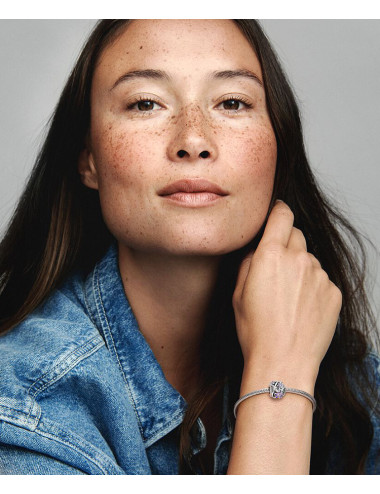 CONTA RENDILHADA MARGARIDA ROXA PANDORA