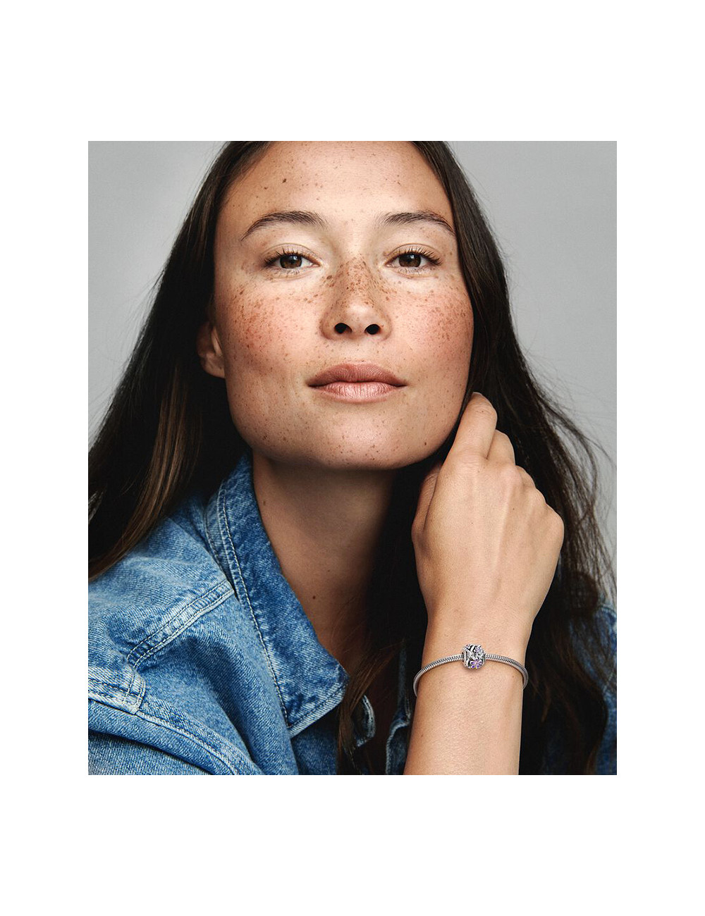 CONTA RENDILHADA MARGARIDA ROXA PANDORA