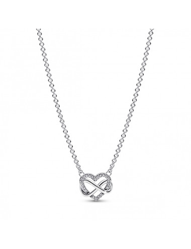 COLAR PANDORA SPARKLING INFINITY HEART
