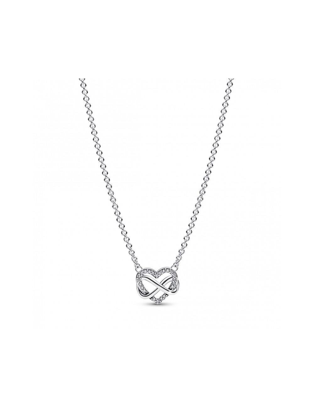 COLAR PANDORA SPARKLING INFINITY HEART