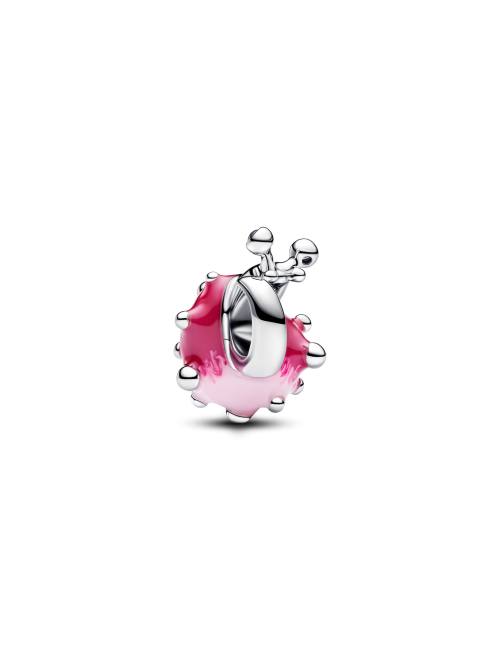 Conta Caracol Rosa Pandora