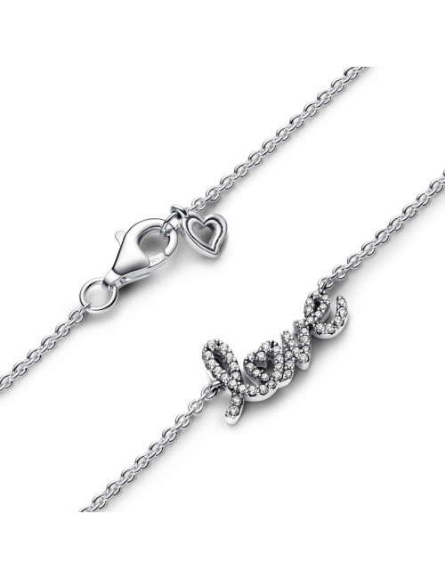 Colar Handwritten Love Collier Pandora