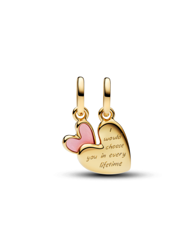 Conta Pendente Divisível Rosa Mãe e Filha Pandora