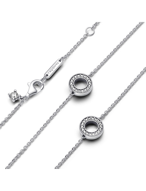 Colar Pavé Circles Pandora