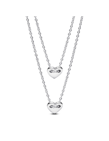 Colares Coração divisível Forever & Always Pandora