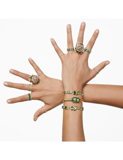 Anel Matrix Green Swarovski