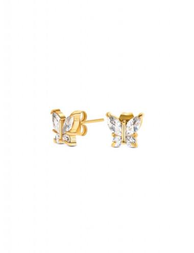 Brincos One Butterfly Crystal