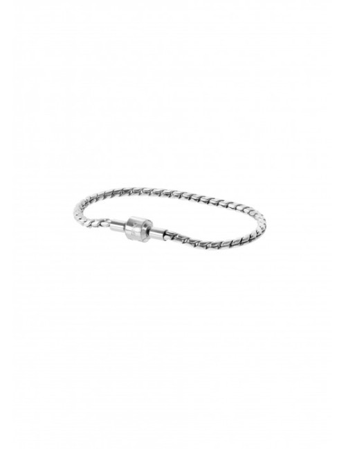 Pulseira Energy Master Twisted Silver