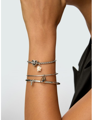 Pulseira Energy Master Twisted Silver