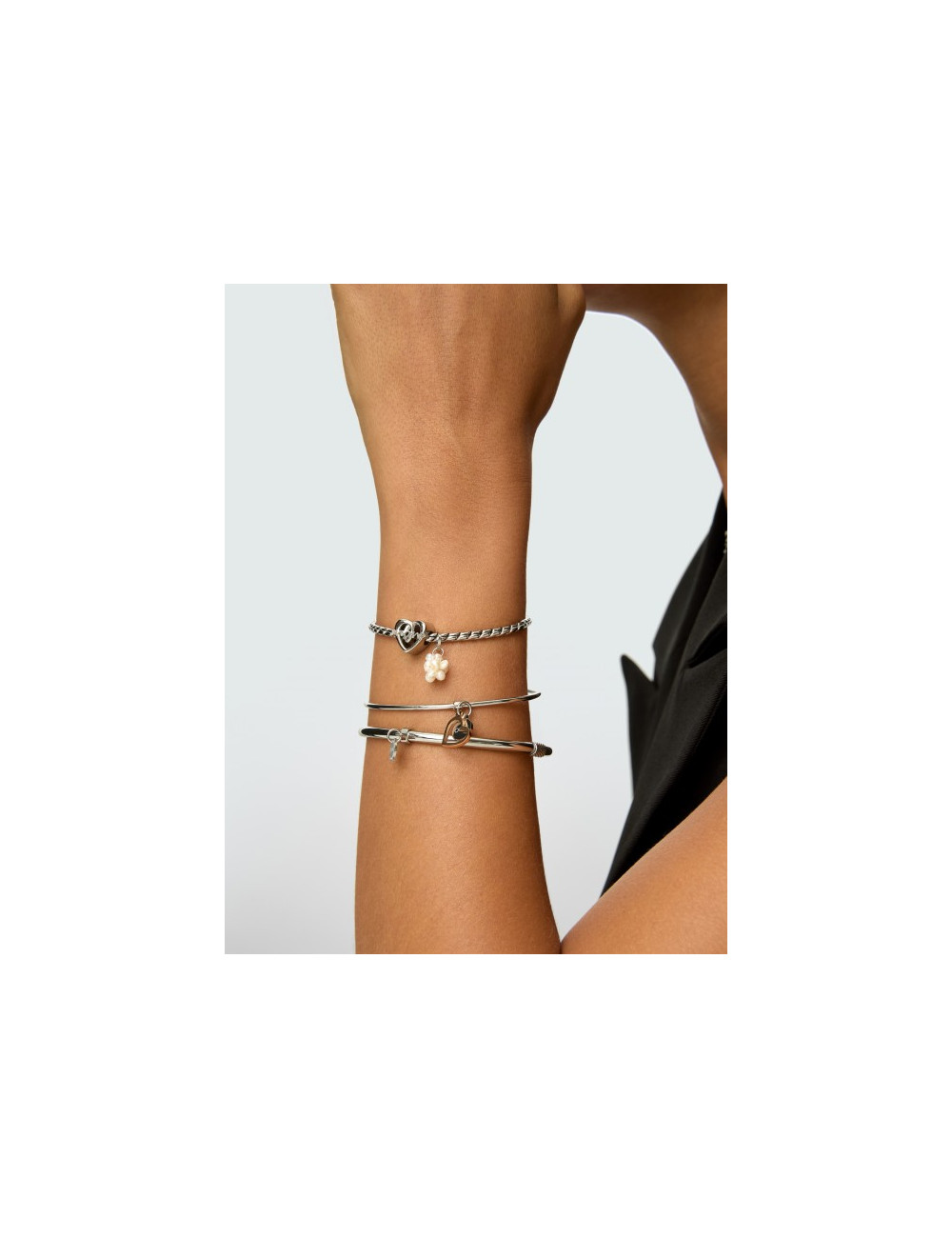 Pulseira Energy Master Twisted Silver