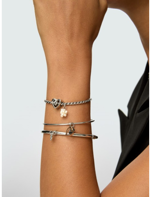 Pulseira Energy Master Twisted Silver