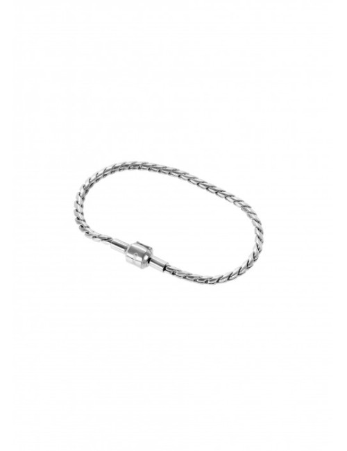 Pulseira Energy Master Twisted Silver