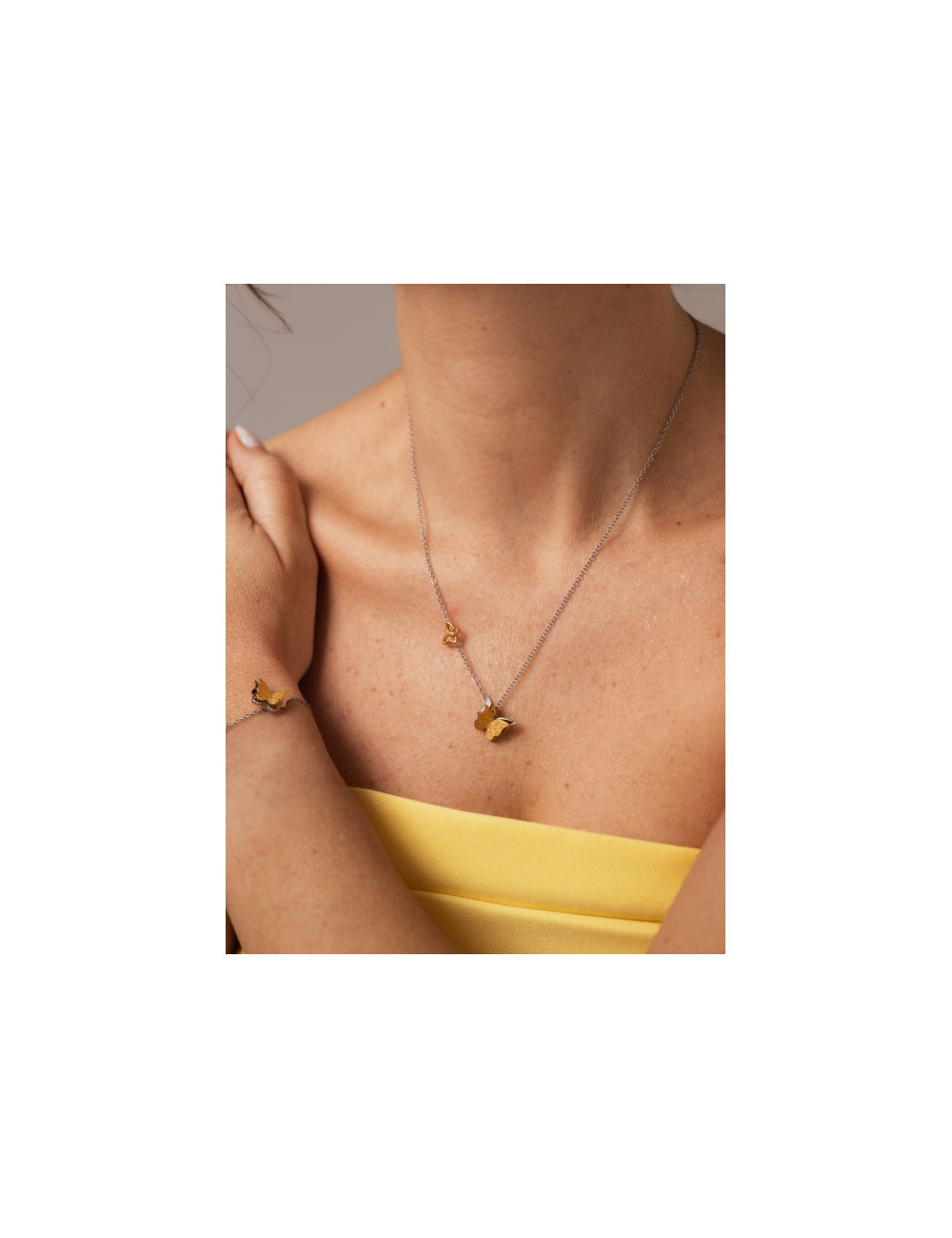 Colar One Butterfly Duo