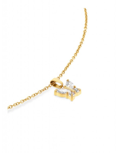 Colar One Butterfly Crystal