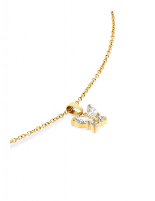 Colar One Butterfly Crystal