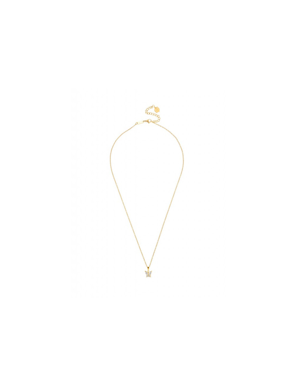 Colar One Butterfly Crystal