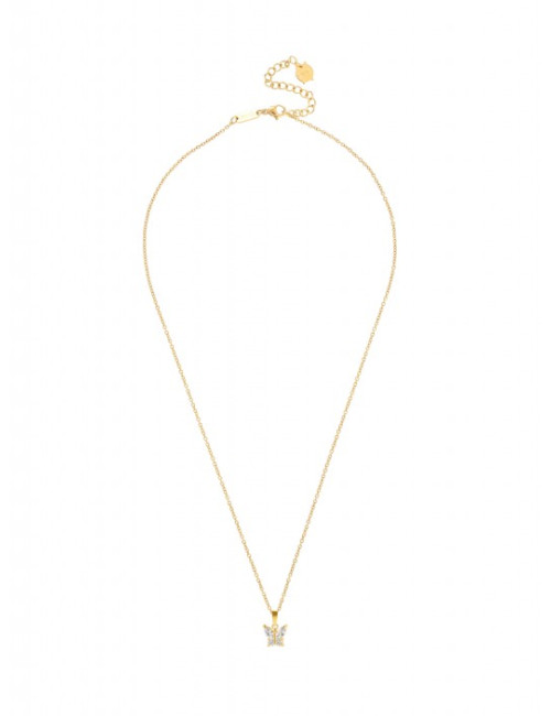 Colar One Butterfly Crystal