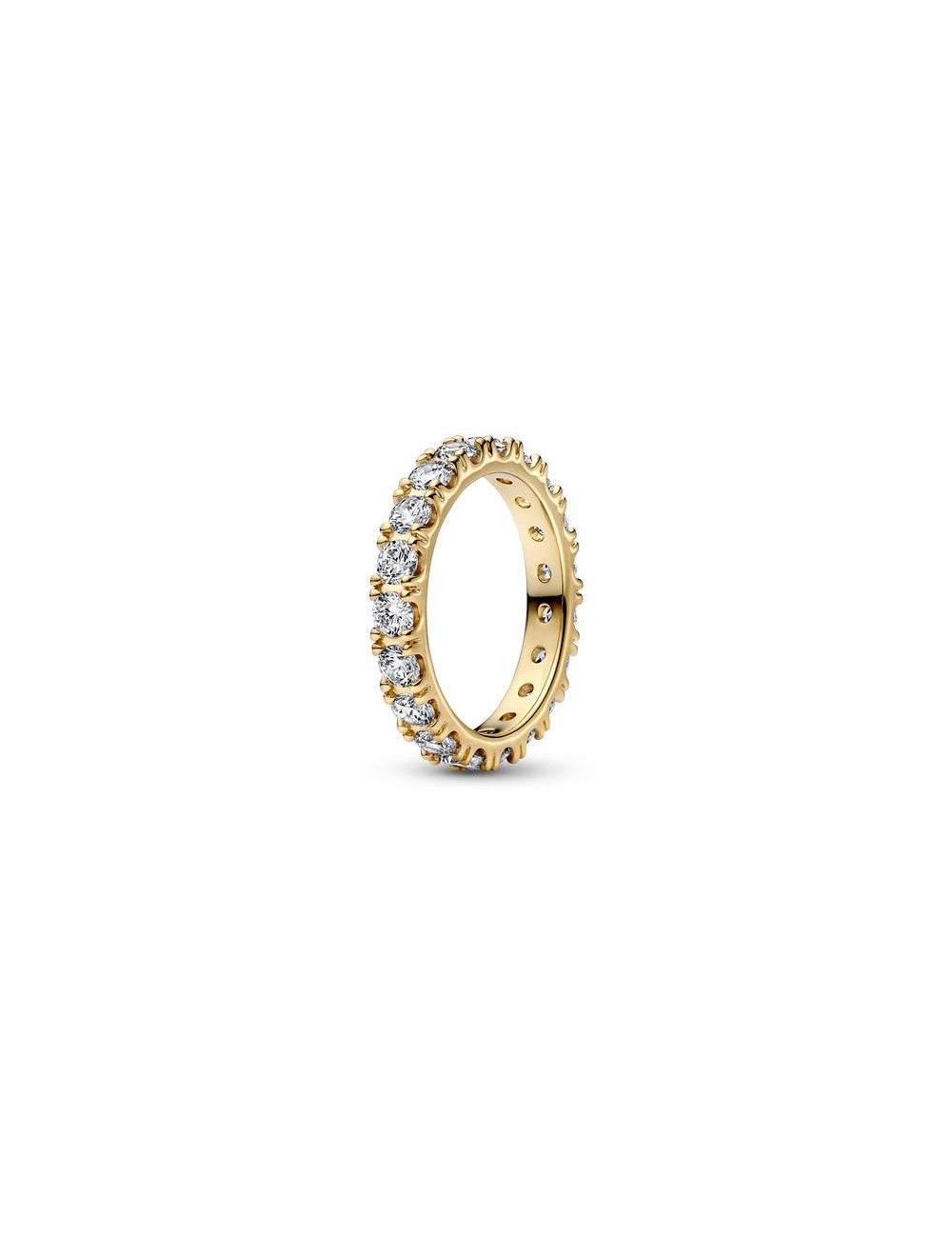 ANEL SPARKLING ROW ETERNITY PANDORA OURO 14K