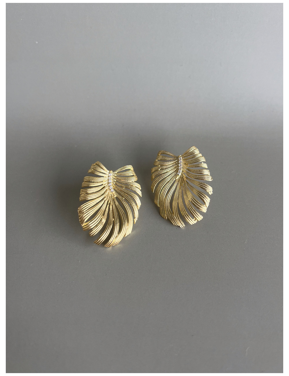 Brincos Capri Prata Dourada