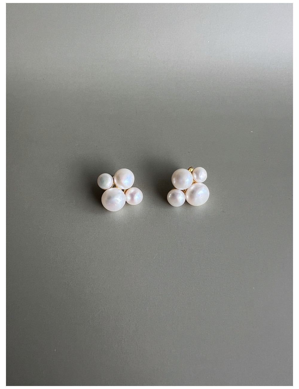 Brincos Vigo Prata Dourada