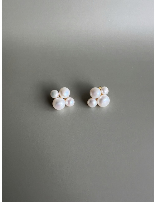 Brincos Vigo Prata Dourada