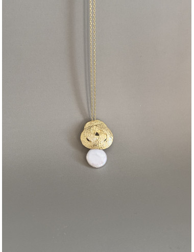 Colar Medusa III Prata Dourada