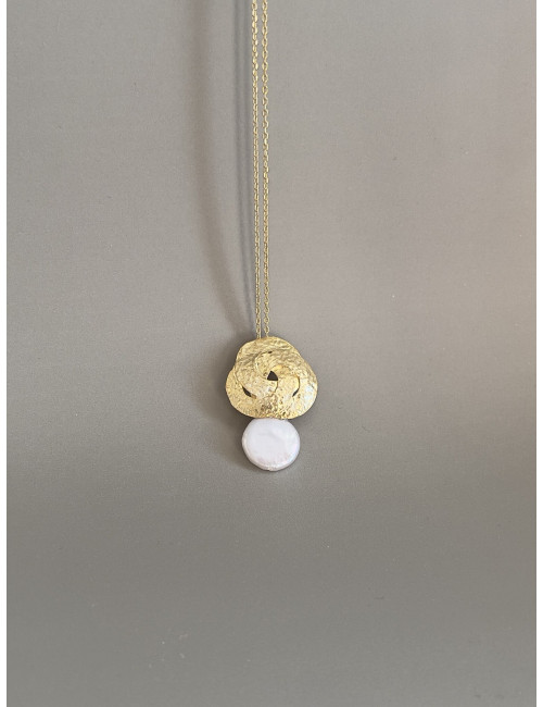 Colar Medusa III Prata Dourada