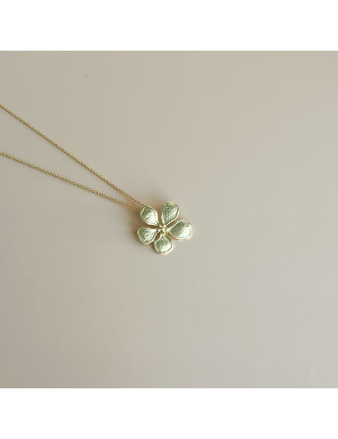 Colar My Flower Prata Dourada